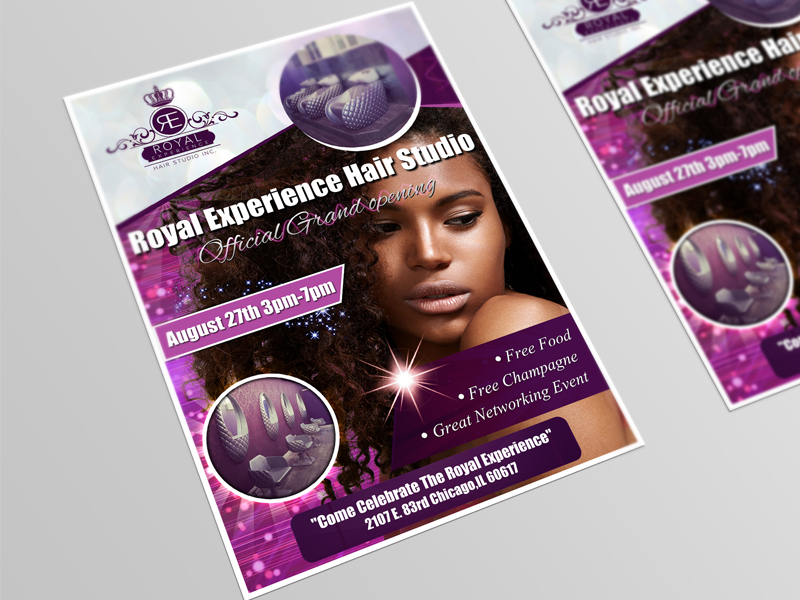 Royal Experience Hair Studio 02 By Neeraj Sharma On Dribbble