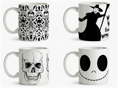 Mug Designs black cup designs halloween mug mug designs