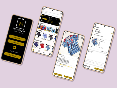 Sample E-commerce Clothing App UI