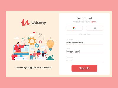 Udemy - Sign Up