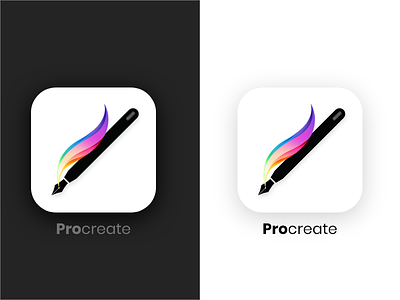 Procreate app icon - Redesign Challenge animation appdesign appicon procreate ui