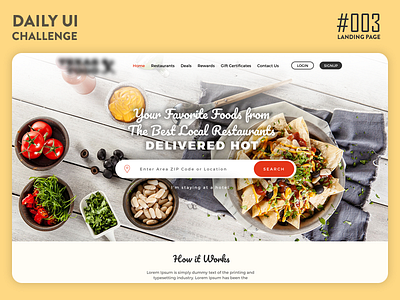 Landing Page- Daily UI Challenge 003