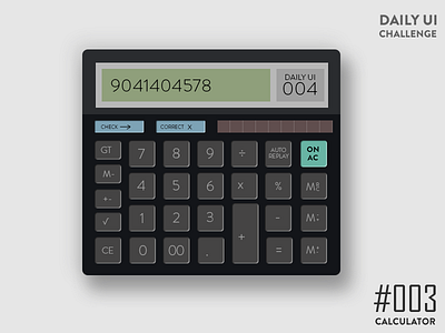 Calculator Daily UI 004