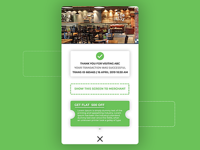 Receipt | Checkout | Food Ordering App application food delivery