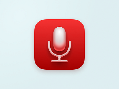 Microphone App Icon app dock icon mac macbook macos