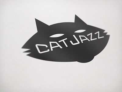 Jazz Quartet Logo black cat brand branding cat identity jazz jazz quartet logo music band