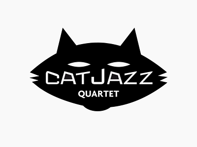 Catjazz band logo brand branding corporate identity design identity jazz logo music quartet