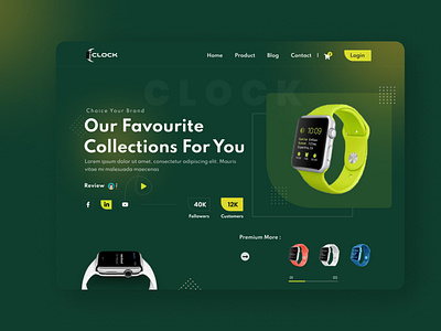 Smart Watch Web all website application design apps design branding graphic design landing page logo motion graphics smart watch web ui ui designs ux watch watch web website