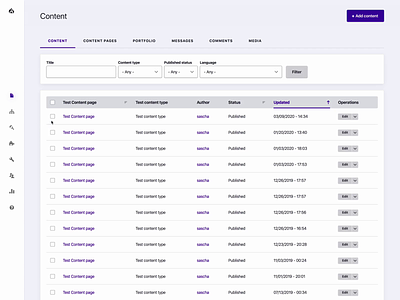 Gin FutureUI Actions: Multi-select content actions admin ui app application application ui bulk form drupal drupal admin ui future ui gin gin future ui multi select select