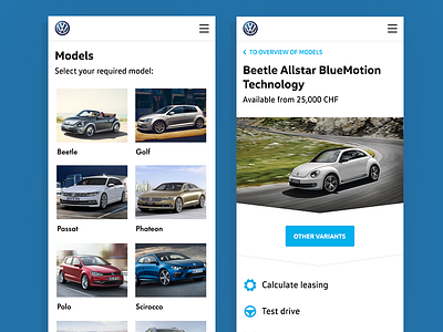 Volkswagen QR App for AMAG