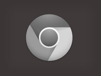 Greyscale Chrome Icon