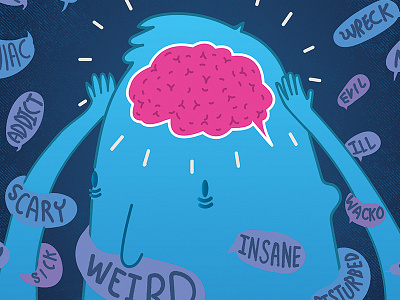 Dispelling Stigma art health illustration illustrator mental mentalhealth