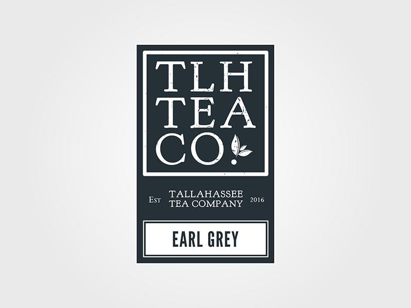 Tallahassee Tea Co. branding company design graphic label logo organic tallahassee tea