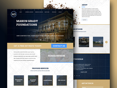Mason Grady Foundations design foundations grady mason mockup web website
