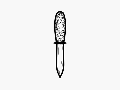 Shucking Knife design florida graphic illustration knife local oyster shucking