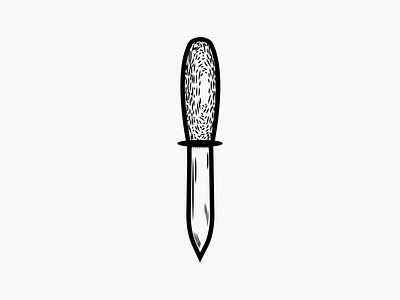 oyster knife drawing