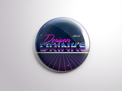 AIGA Tallahassee: Designer Drinks Pin