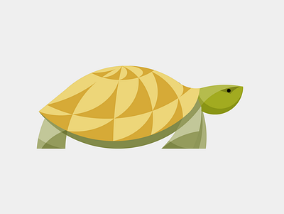 Geometric Turtle illustration