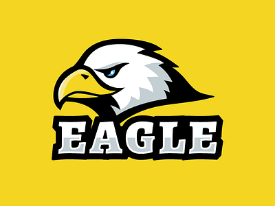 Eagle eagle emblem illustration logo