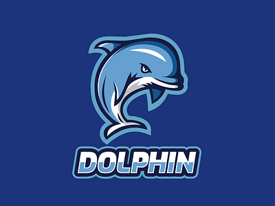 Dolpin illustration logo