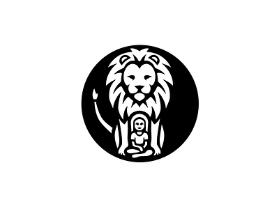 Lion and Girl logo