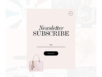 Mel Boteri Newsletter Pop-Up