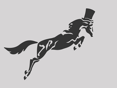 Wildhorselogo horse icon leap logo tophat wild