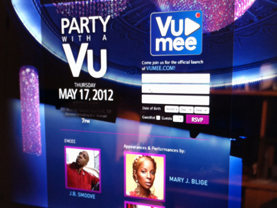 VuMee RSVP full page rsvp web website