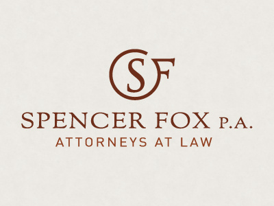 Spencer/Fox Logo duogram f lawfirm logo s