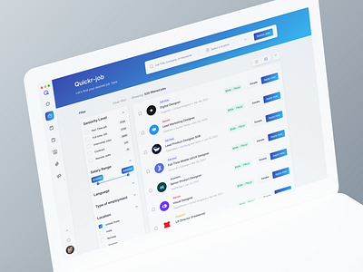 Job finding portal UI/UX