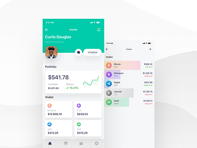 Cryptocurrency IOS app