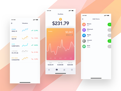 Cryptocurrency IOS app - 2