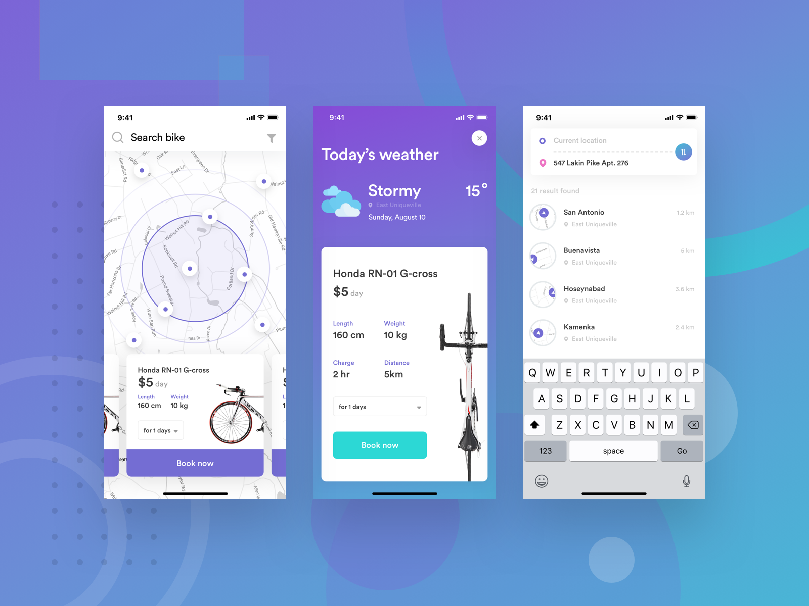 bike sharing/bike booking app by Shourav 🔥 on Dribbble