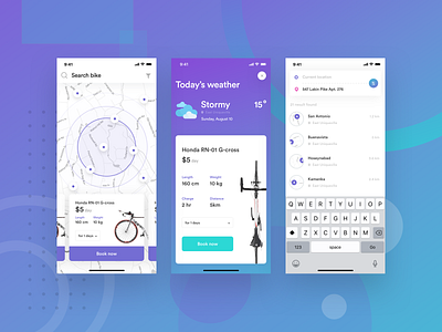 bike sharing/bike booking app