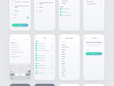 To-do list app design by Shourav 🔥 for Nice100Team on Dribbble