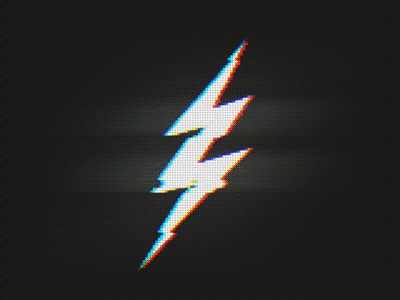 Lightning Glitch animated bolt displacement flash fragments gif glitch lightning pixel retro rgb screen