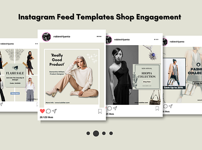 Canva Templates branding canvadesign engagement graphic design instagram onlineshop templates