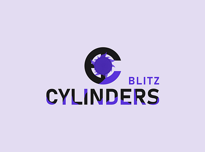 Blitz Cylinders branding design illustration logo minimal vector