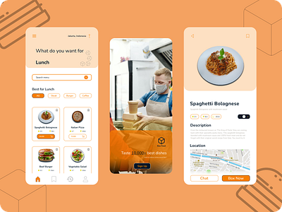 BOXFood UI Design