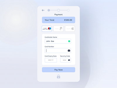 Checkout Page, App UI app app design checkout page clean design dailyui dailyux figma payment page product design ui ux