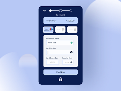 Payment page, dark mode, App UI app app design checkout page clean design dailyui dark mode dark palette figma product design ui ux