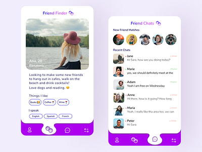 Social App UI/UX Project