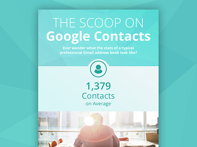 Infography Google Contacts google google contacts graphic design infography origami sketch ui web design