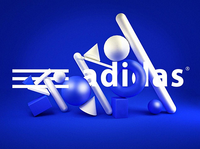C4D logo-adidas c4d design logo