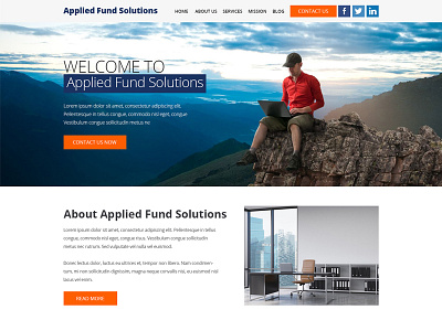 Corporate business website design