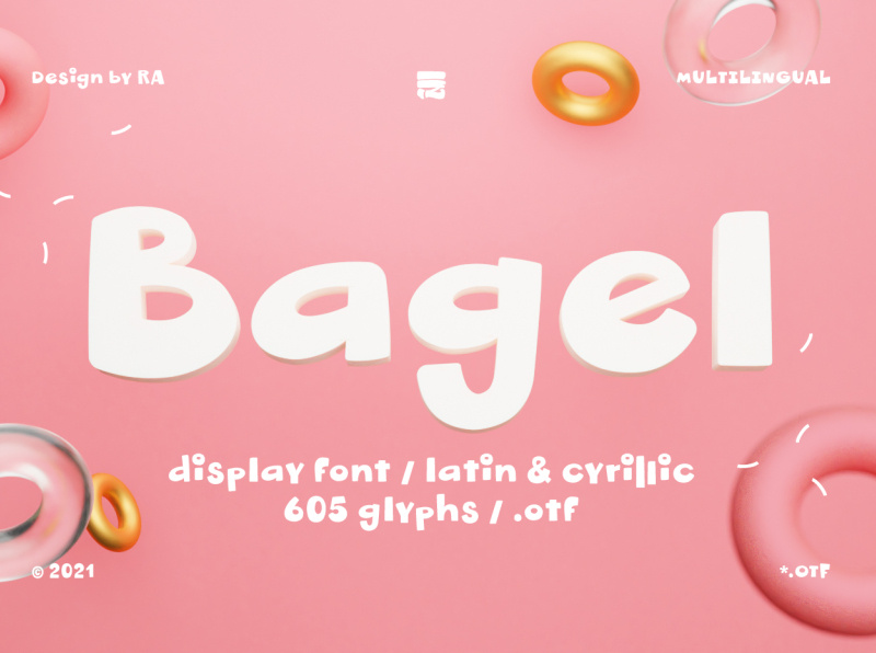 Bagel Font by Raisa Diacritics on Dribbble