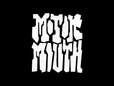 Motor Mouth. Lettering graphic design hand lettering illustration latin lettering procreate