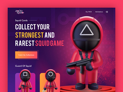 Squid Game Website designs, themes, templates and downloadable graphic  elements on Dribbble