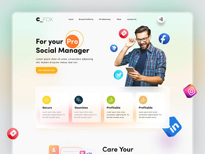 Social Media Marketing Landing Page Design agency branding cp creativepeoples design digital marketing digital marketing agency digital marketing company digital marketing services landing page marketing agency seo agency seo services social social media social media marketing ui web