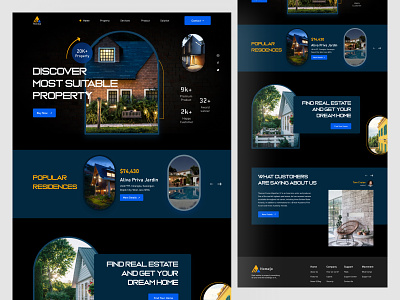 Real Estate Home Page architect architecture buy home cpdesign home home agent house house rent interior landing page living mortgage property property listing real estate agent real estate website real-estate agency sell home trending web design